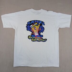 VTG 1996 Camel Joe XL Mens T Shirt 23x24 Colorful Drop Shoulder Boxy